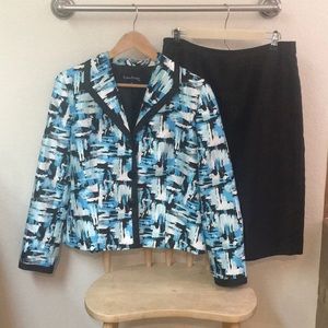 Evan-Picone skirt suit.